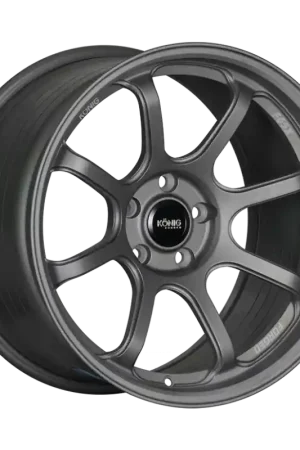 Konig Forged F6SX 18x10 5x120 ET40 Satin Grey Wheel (Knurled Bead) Top Pick