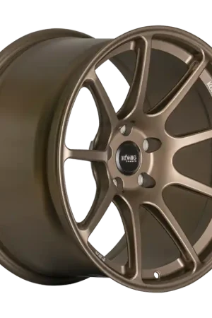 Konig Forged F5R 19x8.5 5x114.3 ET30 Satin Bronze Wheel (Knurled Bead) Seasonal Sale