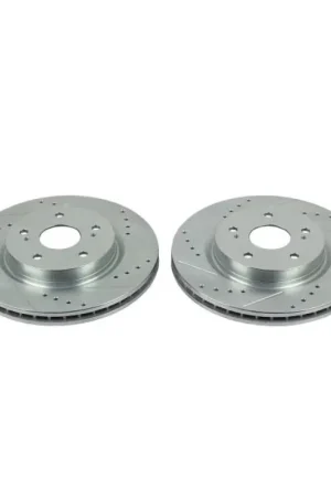 One Day Deal Power Stop 06-13 Suzuki Grand Vitara Front Evolution Drilled & Slotted Rotors - Pair