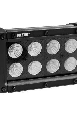 Save Now Westin B-FORCE LED Light Bar Double Row 4 inch Flood w/3W Cree - Black