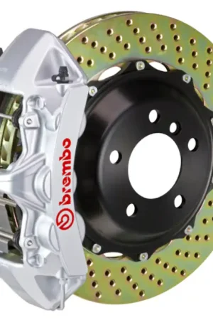 Brembo 00-03 M5/97-03 5-Series Front GT BBK 6 Piston Cast 380x32 2pc Rotor Drilled-Silver Low Price