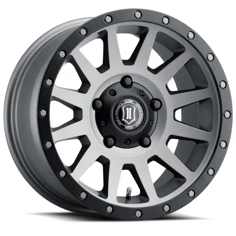 Handmade ICON Compression 17x8.5 5x150 25mm Offset 5.75in BS 110.1mm Bore Titanium Wheel