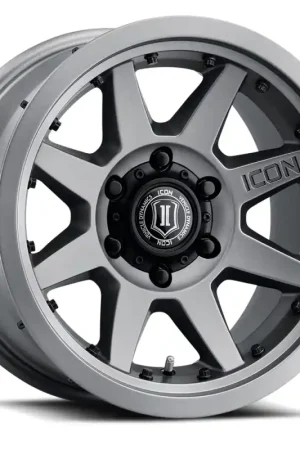 ICON Rebound Pro 17x8.5 5x4.5 0mm Offset 4.75in BS 71.5mm Bore Titanium Wheel Cheap