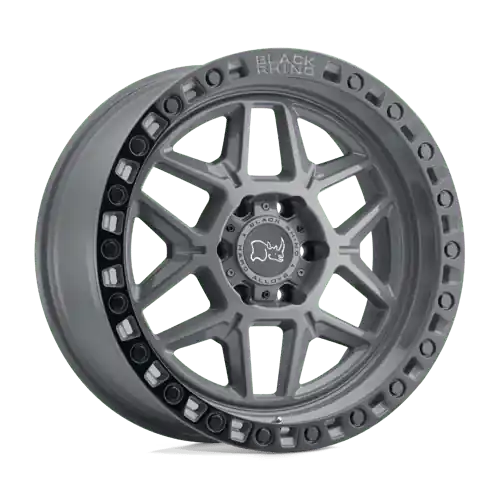 BR KELSO 17X9 5X114 -18 76 BTL GRY BLK Warranty Included