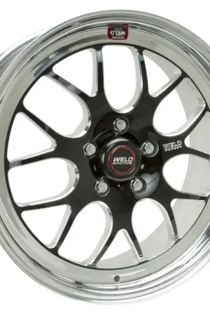 Exclusive Offer Weld S77 18x9.5 / 5x4.5 BP / 6.2in. BS Black Wheel (Medium Pad) - Non-Beadlock