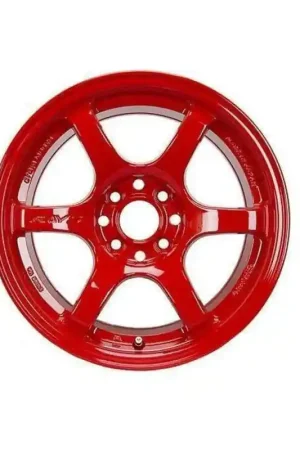 Gram Lights 57DR 15x8.0 +35 5x114.3 Red Wheel Final Sale