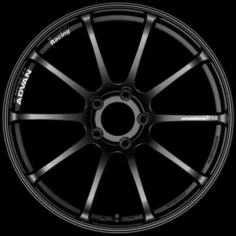 Budget Advan RSII 19x8.5 / +52 Offset / 5x130 / 71.6mm Bore / Semi Gloss Black