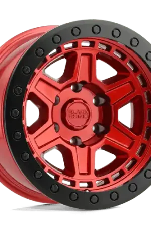 BR RENO 18X9.5 5X127 -18 71 CNDY RED BLK New Arrival