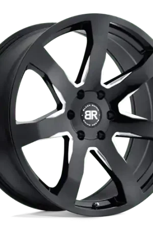 BRMZA 24X10 6X135 G-BLK-MILL 35MM Fan Favorite