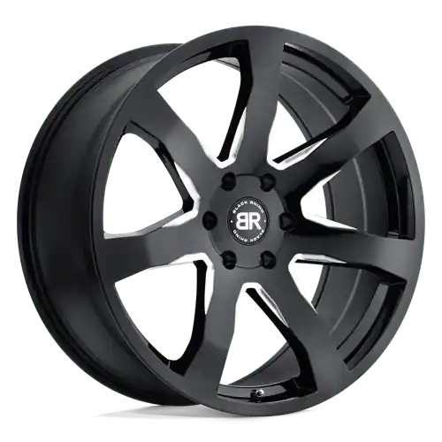 BRMZA 24X10 6X135 G-BLK-MILL 35MM Fan Favorite