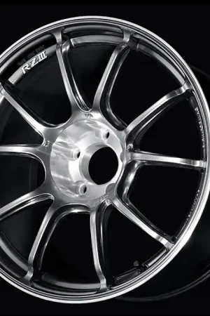 Advan RZIII 18x8.5 / +47 Offset / 5x100 BC / 63mm Bore / Hyper Platinum Black & Diamond Cut Factory Price