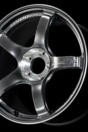 Advan TC-4 SE 17x7.0 / +42 Offset / 4x100 / 63mm Bore / Racing Hyper Black and Diamond Cut Handmade