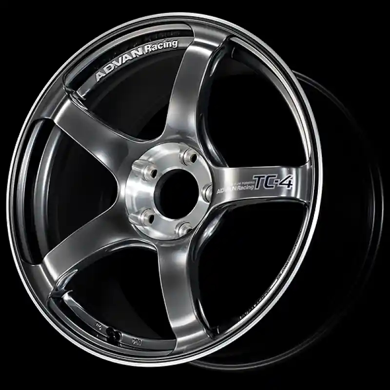 Advan TC-4 SE 17x7.0 / +42 Offset / 4x100 / 63mm Bore / Racing Hyper Black and Diamond Cut Handmade