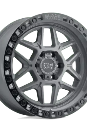 BR KELSO 20X9 6X139 +0 112 BTL GRY BLK Same Day Shipping