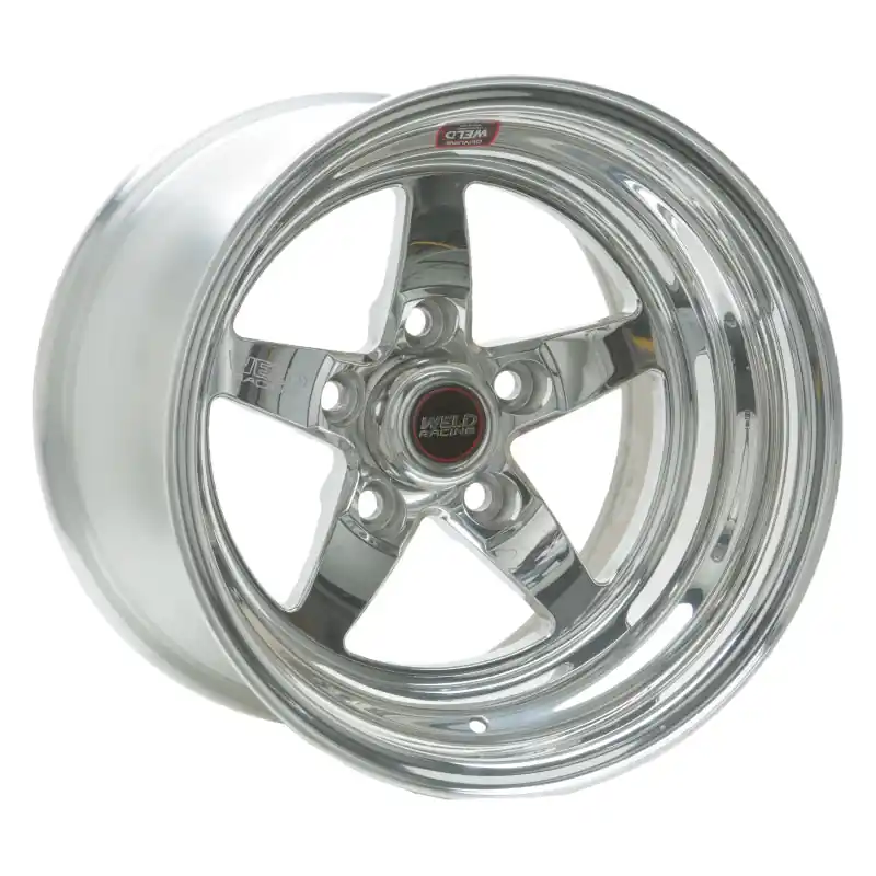 Best Choice Weld S71 15x15.33 / 5x4.5 BP / 5.5in. BS Polished Wheel (Medium Pad) - Non-Beadlock