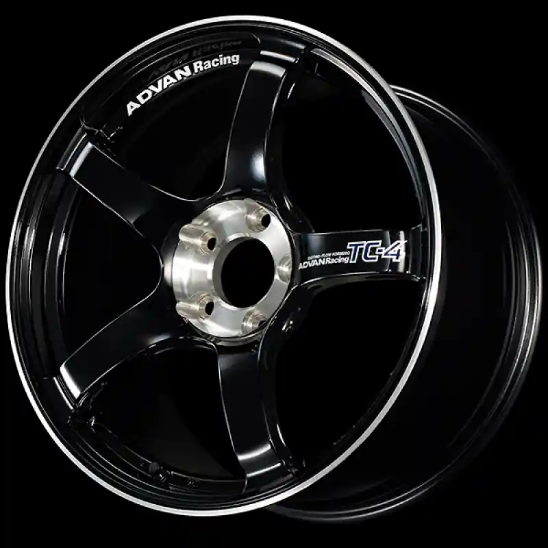 Best Choice Advan TC-4 SE 18x8.5 / +31 Offset / 5x114.3 / 73mm Bore / Racing Gloss Black and Diamond Cut