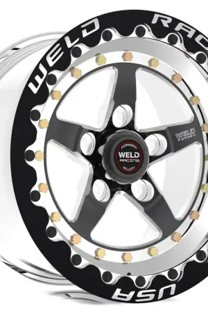 Weld Weldstar 15x10 / 5x4.75 BP / 5.5in. BS Black Wheel - Black Single Beadlock MT New Release