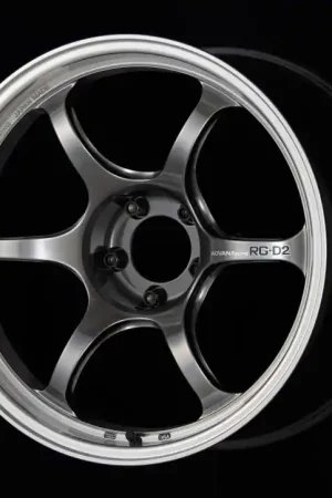 Advan RG-D2 17x8.5 +50 5x114.3 Machining and Racing Hyper Black Wheel Limited Edition
