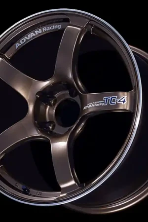 One Day Deal Advan TC4 18x8.5 +45 5x114.3 Racing Umber Bronze and Ring Wheel