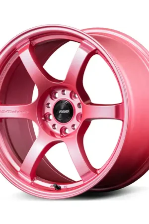 Gram Lights 57CR 18x9.5 +38 5x120 Sakura Pink Wheel (w/ Center Cap & No. 21 BK Air Valve) Budget