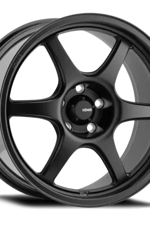 Konig Hexaform 18x10.5B 5x114.3 ET18 Matte Black High Quality