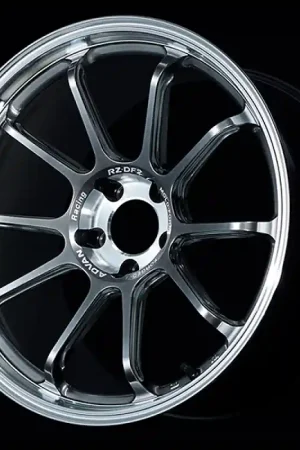 Limited Edition Advan RZ-DF2 20x9.0 / +38 Offset / 5x120 / 73mm Bore / Diamond Cut and Hyper Platinum Black