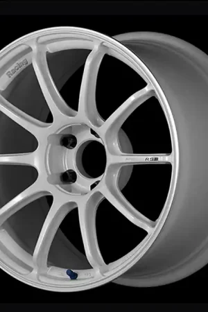 Advan RSIII 18x8.0 / +45 Offset / 5x114.3 / 73mm Bore / Racing White Metallic and Ring Money Back Guarantee