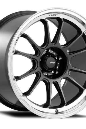 Limited Time Konig Hypergram 18x9.5 5x112 ET30 Metallic Carbon w/ Machined Lip