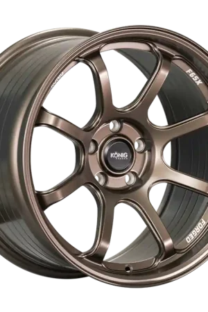 Konig Forged F6SX 17x8 5x114.3 ET40 Race Bronze Wheel (Knurled Bead) Original