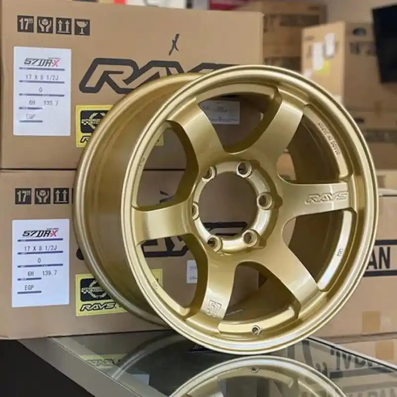 Limited Edition Gram Lights 57DR-X 17x8.5 +00 6x139.7 E8 Gold Wheel