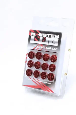 Low Price Wheel Mate Monster Lug Nut Caps - White 14x1.50