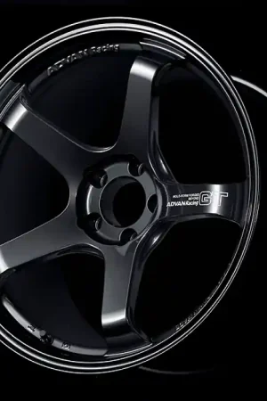 Advan GT Beyond 19x9.0 +43 5x114.3 Racing Titanium Black Wheel Authentic