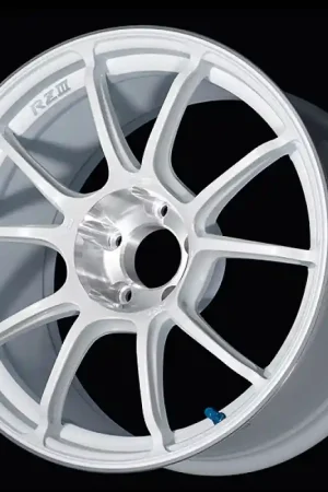 Low Price Advan RZIII 18x8.5 / +47 Offset / 5x100 BC / 63mm Bore / Racing White Metallic & Diamond Cut