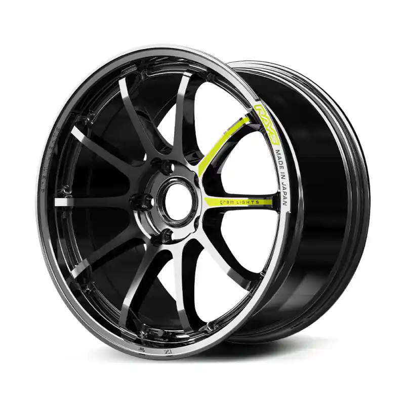 Gram Lights 57NR Limited Edition 18X8.5 +38 5x100 Rays Black Metal Coat (RB) Holiday Sale