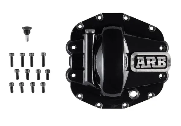 Today Only ARB Diff Cover Blk Jeep JL Rubicon Front
