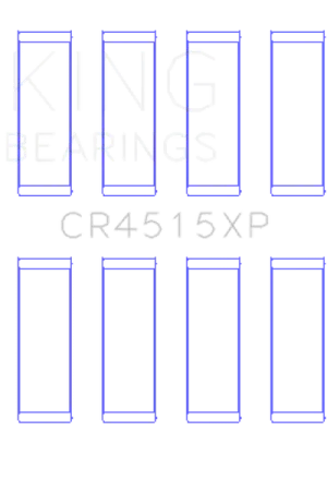 King Ford/Mazda 2.0L Duratec Tri-Metal Copper-Lead Nickel Performance Rod Bearing Set - Size STD Top Pick