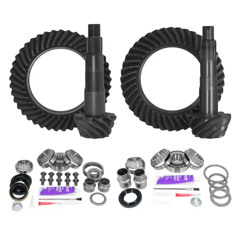 Yukon Ring & Pinion Gear Kit Front & Rear for Toyota 8.4/8IFS Diff (w/o Factory Locker) 4.56 Ratio Save Now