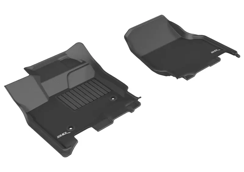 Holiday Sale 3D MAXpider 2015-2020 Ford F-150 SuperCab/SuperCrew Kagu 1st Row Floormat - Black
