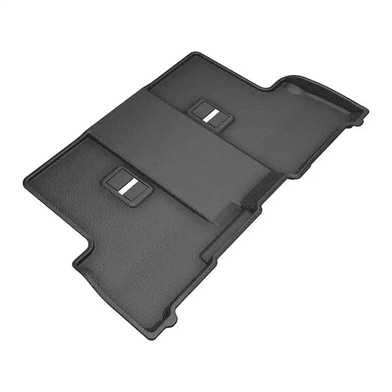 Premium 3D MAXpider 23-24 Toyota Sequoia Kagu Black Floor Mat - Row 3