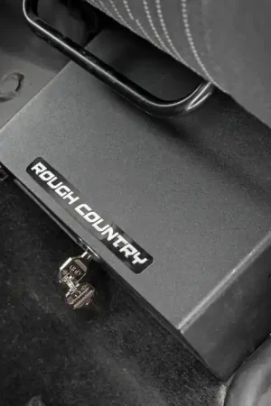Jeep Under Seat Lock Box 07-18 Jeep Wrangler JK/JKU Rough Country Buy Online