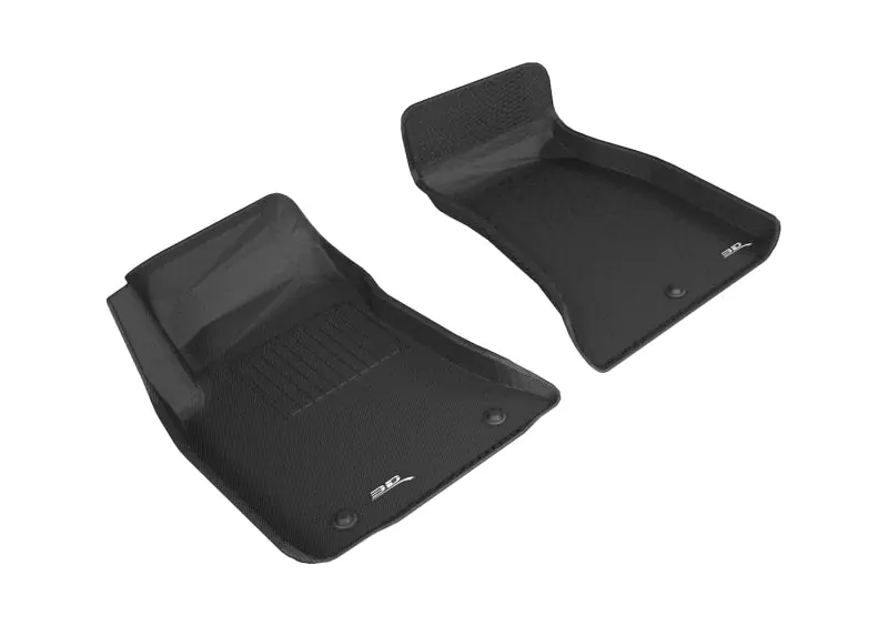 Holiday Sale 3D MAXpider 2015-2020 Dodge Challenger Rwd Kagu 1st Row Floormat - Black