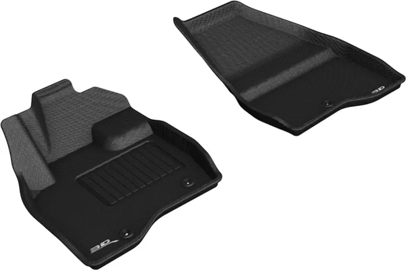 3D MAXpider 2017-2019 Ford Explorer Kagu 1st Row Floormat - Black Factory Price
