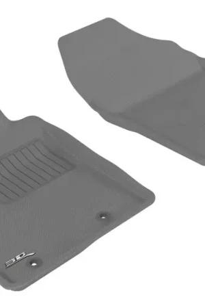 3D MAXpider 2010-2011 Toyota Prius Kagu 1st Row Floormat - Gray Top Pick