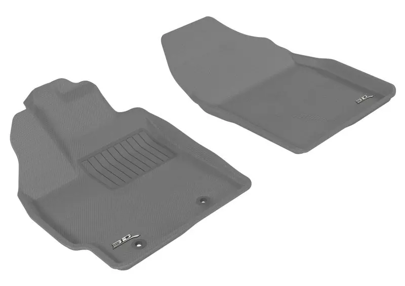 3D MAXpider 2010-2011 Toyota Prius Kagu 1st Row Floormat - Gray Top Pick