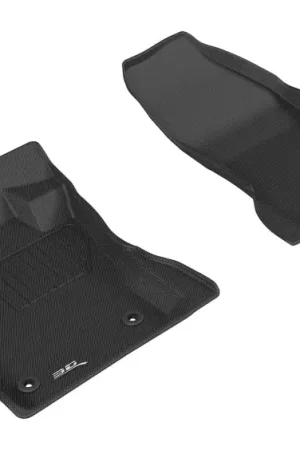 Top Rated 3D MAXpider 2015-2020 Jeep Renegade Kagu 1st Row Floormat - Black