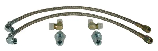 Wilwood Flexline Kit 64-72 Most GM 90 Degree Hose end Warranty Included