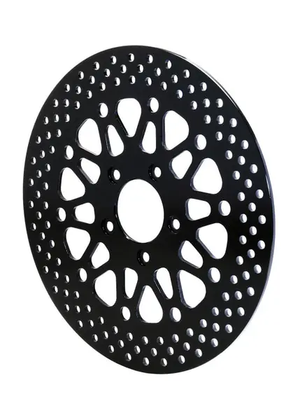 Wilwood Rotor-Front-Harley-Davidson Motorcycle 2000-07 Black Finish 11.50 x .196 - 5 on 3.25in Same Day Shipping
