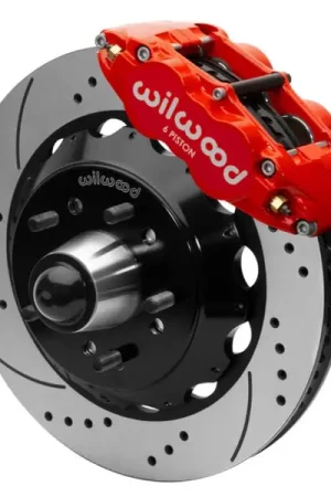 Wilwood Forged Narrow Superlite 6R Front Big Brake Kit 14in Rotors 63-87 C10 - Red Last Chance