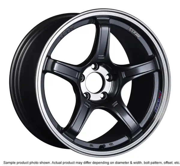 SSR GTX03 18x9.5 5x100 38mm Offset Black Graphite Wheel Mega Sale