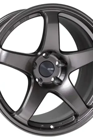 High Quality Enkei PF05 18x9.5 5x114.3 38mm Offset 75mm Bore Dark Silver Wheel